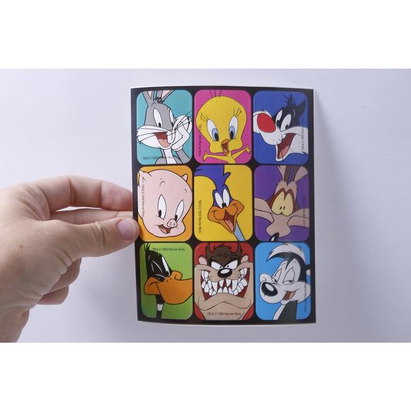 Looney Tunes, Smiling, Cartoon Animals, Faces, Sticker Sheet, Emotions, Cartoon - Picture 1 of 1